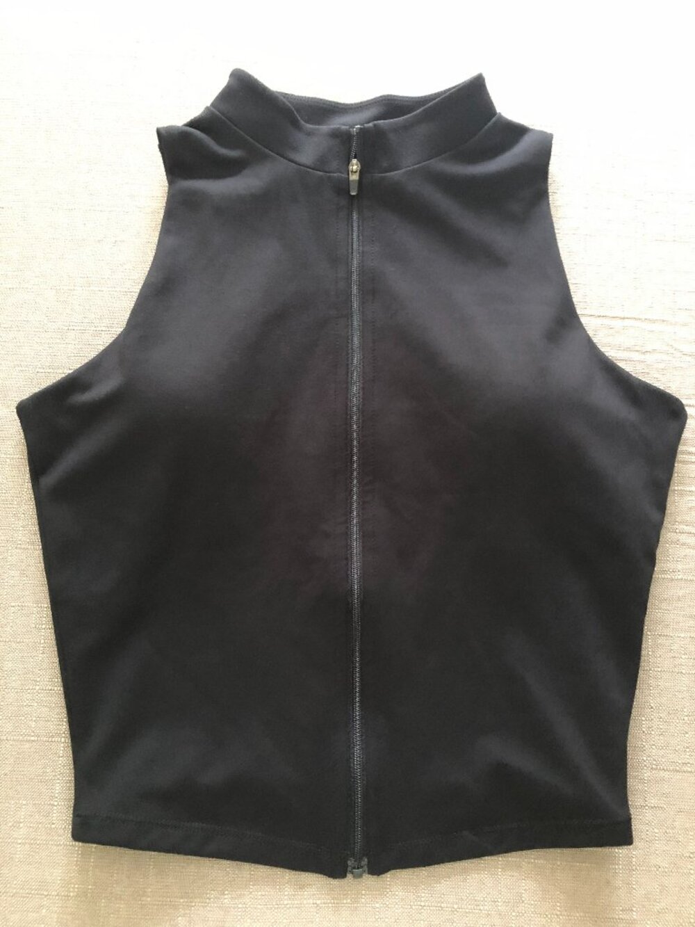 NEW CSB Serenity Active Zip Tank Black Size M